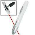 8 GB White Flash Drive w/ Laser Pointer